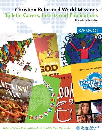 Bulletin Covers and Publications - Christian Reformed Church