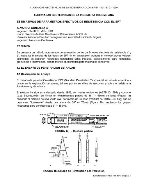 estimativos de parametros efectivos de resistencia con el spt