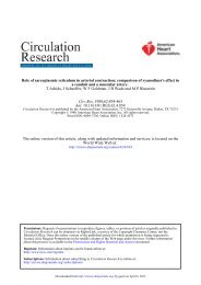 Role of Sarcoplasmic Reticulum in Arterial Contraction: Comparison ...