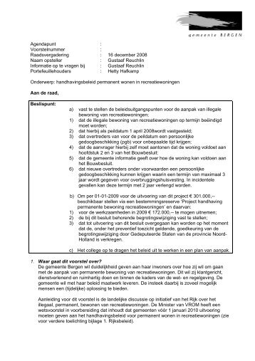 Gustaaf Reuchlin Informatie op te vrag - Bestuurlijke informatie van ...