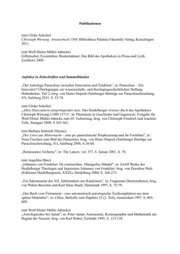 Publikationsliste als PDF Datei