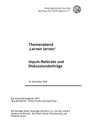 Themenabend LL TN_Unterlage_Nov10 - Förderverein