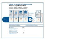 Qualität der stationären Pflegeeinrichtung Hilde und ... - Martha-Maria