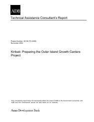 The Potential of Kiritimati Island as - Asian Development Bank