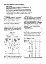 Absorption and noise in x-ray phosphors