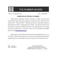 to download TENDER NOTICE FOR SALE - Rubber Board