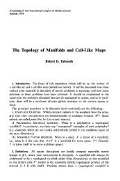 The Topology of Manifolds and Cell-Like Maps