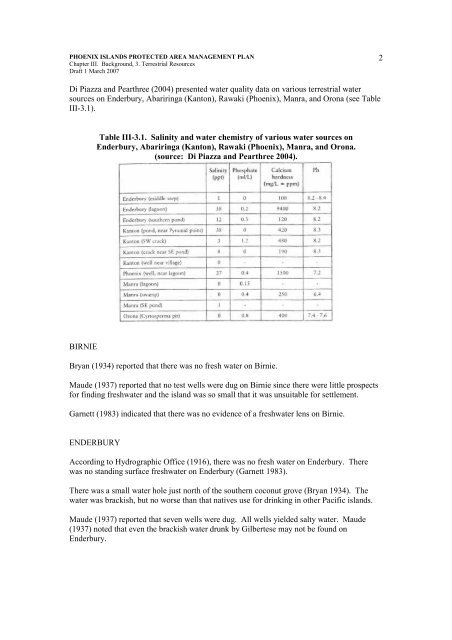 Chapter I Intro & Objectives - SPREP