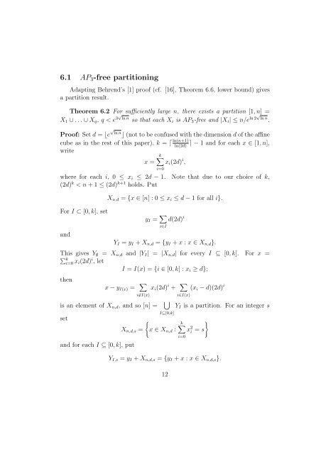 Extremal problems for affine cubes of integers - University of Manitoba