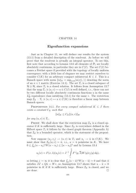 Spectral Theory in Hilbert Space