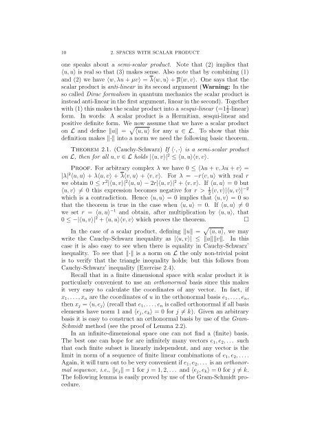 Spectral Theory in Hilbert Space