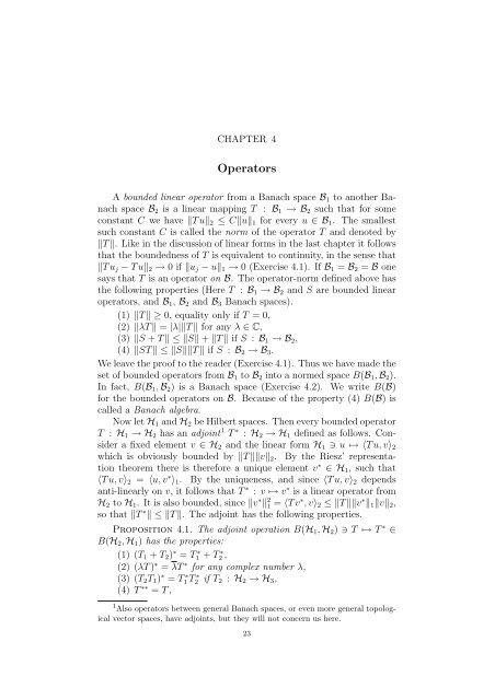 Spectral Theory in Hilbert Space