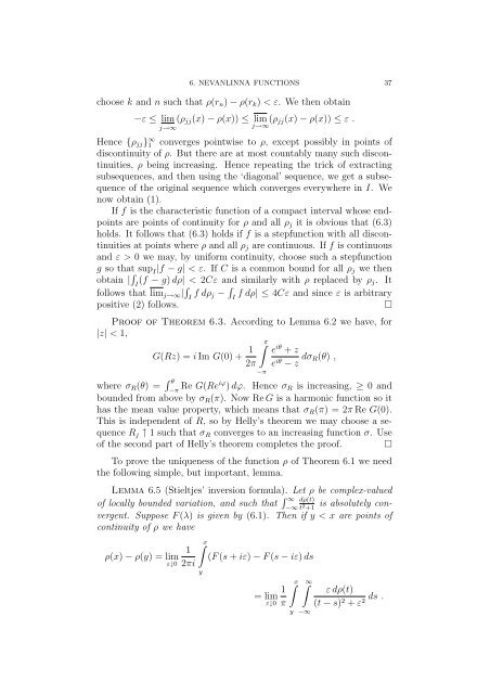Spectral Theory in Hilbert Space