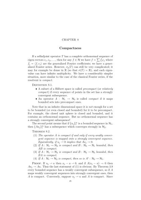 Spectral Theory in Hilbert Space