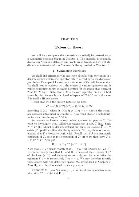 Spectral Theory in Hilbert Space