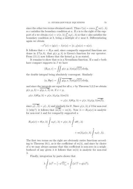 Spectral Theory in Hilbert Space