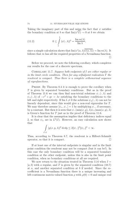 Spectral Theory in Hilbert Space