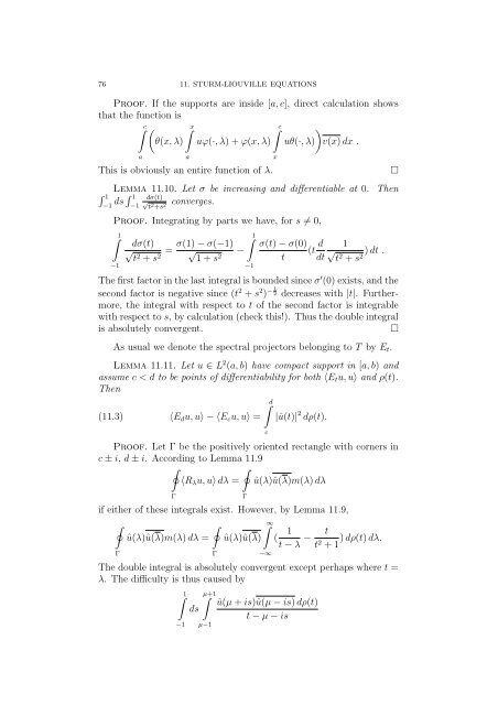 Spectral Theory in Hilbert Space