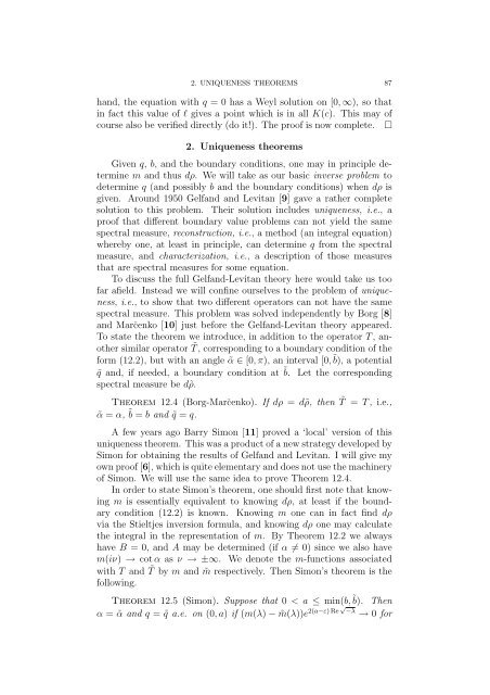Spectral Theory in Hilbert Space