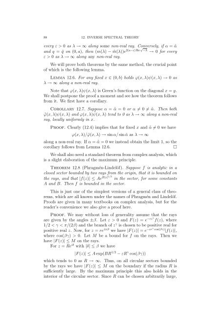 Spectral Theory in Hilbert Space