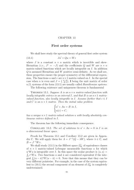 Spectral Theory in Hilbert Space