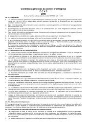 Conditions générales du contrat d'entreprise ... - (SIA) - section Vaud