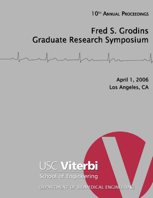 10th Annual Proceedings - Fred S. Grodins Research Symposium ...