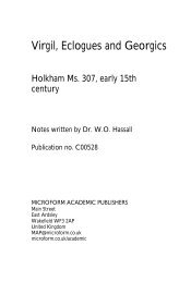 Pub. No. C00528 : Virgil. Eclogues and Georgics ... - Microform