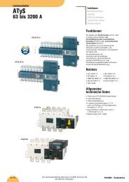 ATyS 63 bis 3200 A - Sicon Socomec AG