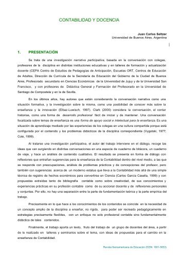 CONTABILIDAD Y DOCENCIA