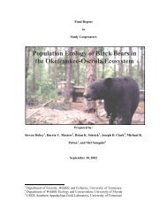 Population Ecology of Black Bears in the Okefenokee-Osceola ...