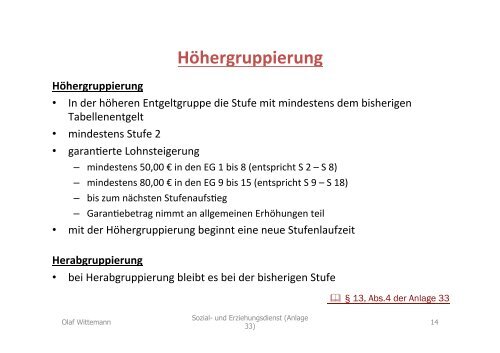 AVR-Veränderungen, SuE (Anlage 33) - DiAG, Muenster ...