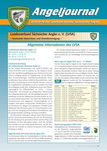 LVSA Angeljournal (PDF 638 KB) - Landesverband Sächsischer ...