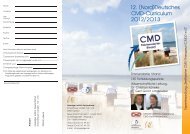12. (Nord)Deutsches CMD-Curriculum 2012/2013