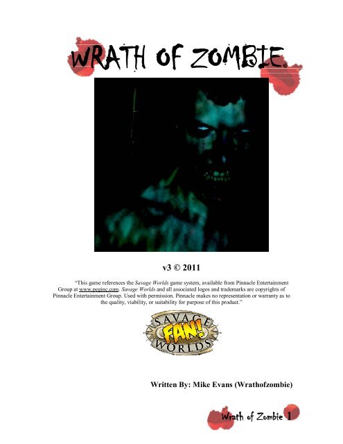 WRATH OF ZOMBIE© - Wrathofzombie's Blog