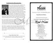 Paul Nasto - George Mason University School of Music