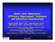 Monte Carlo Simulations: Efficiency Improvement Techniques and ...