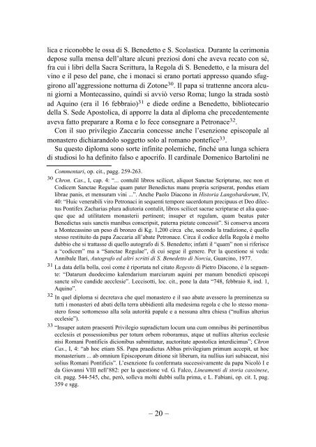 Emilio Pistilli, Il privilegio di papa Zaccaria del - Studi Cassinati