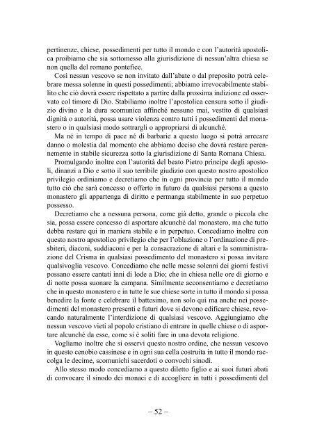 Emilio Pistilli, Il privilegio di papa Zaccaria del - Studi Cassinati