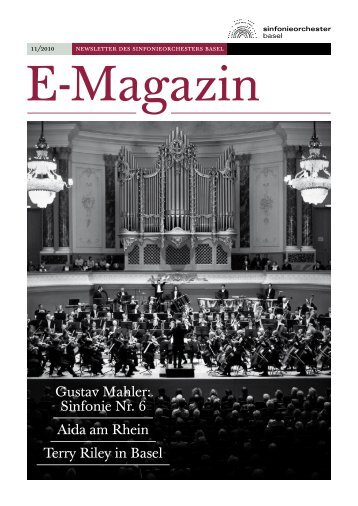 E-Magazin - beim Sinfonieorchester Basel