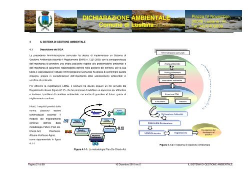 DICHIARAZIONE AMBIENTALE COMUNE DI LUSIANA