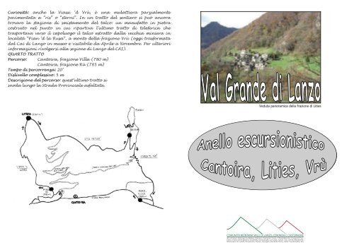 Le Passeggiate - Comunità montana Valli di Lanzo, Ceronda e ...