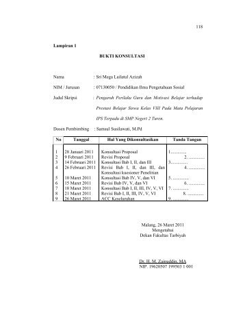 Lampiran 1 - Digilib UIN Malang