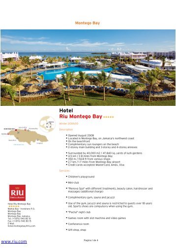 Hotel Riu Montego Bay - Amiando