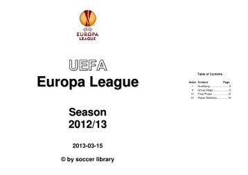 UEFA Europa Leagu ee - soccer library