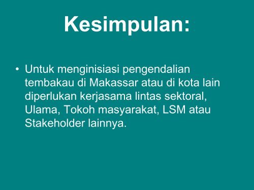 Lesson learned from Makassar Tobacco Control1.pdf - Kebijakan ...