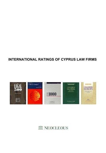 international ratings of cyprus law firms - Andreas Neocleous & Co