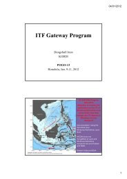 ITF Gateway Program - POGO