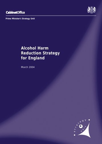 Alcohol Harm Reduction Strategy for England - Newcastle-under ...