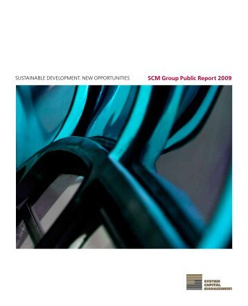 SCM Group Public Report 2009